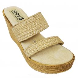 Hoova Vexed Beige Wedge Sandal