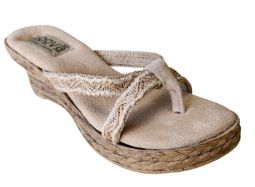 Hoova Alexia Natural Jute Wedge Sandal