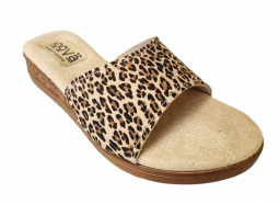Hoova Betty Leopard Wedge Sandal