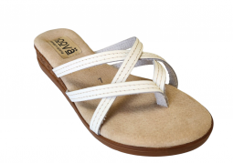 Hoova Heidi White Wedge Thong