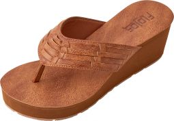 Flojos Tan Jess Wedge Sandal