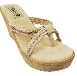 Hoova Julia Natural Jute Wedge Sandal