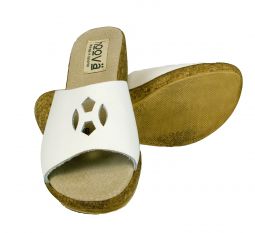 Hoova Slidell White Sandal